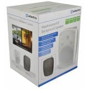 Adastra BH8V-W Background Music Speaker, 100V/16 Ohms, IP44 Rated	