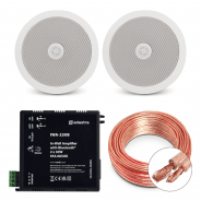 Adastra Bluetooth Music System + 6.5" Directional Ceiling Speakers (Pair)