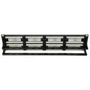 Adastra CAT6 Rackmount IDC Patch Panel - 48 Port / 2U