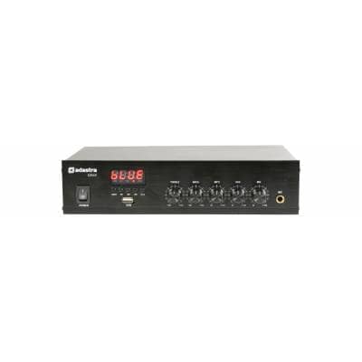 Amplificateur-mélangeur Numérique Adastra DM40 - 100 V / 40 W - Lecteur USB, Tuner FM, Bluetooth - Pour Petites Installations Sonores