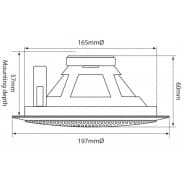 Adastra EC56V 5.25" Quick-Fit Ceiling Speaker 100V 6W