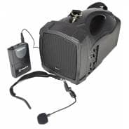 Adastra Handheld PA System with Neckband Mic and Bluetooth