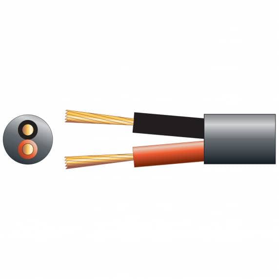 Adastra Low Smoke Speaker Cable 50M - 0.75mm Black (LSZH)