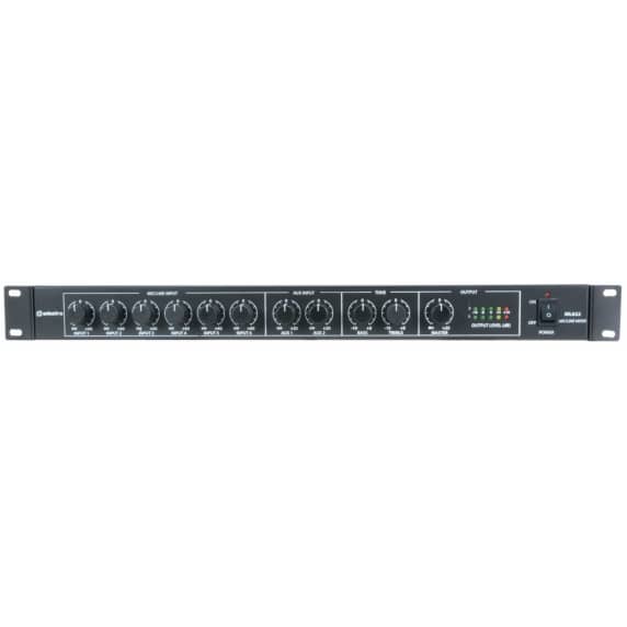Adastra ML622 8Ch - 1U Rack Mounted Mixer 