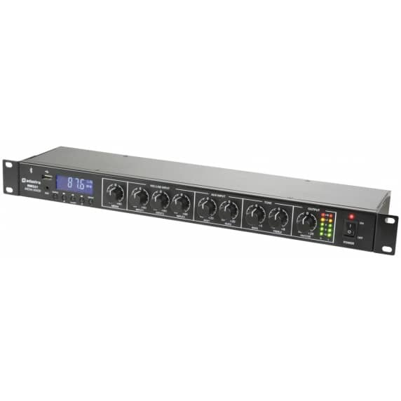 Adastra MM321 Rack Mixer with Bluetooth & USB/FM Player