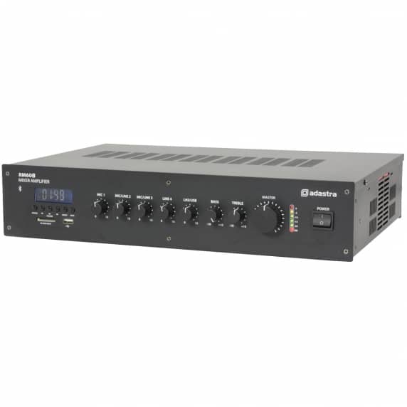 Adastra RM60B 5 channel 100V Mixer Amp with Bluetooth