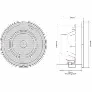 Adastra SL5 5.25" Slimline Ceiling Speakers, 35W 8ohm (PAIR)