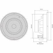 Adastra SL6 6.5" Slimline Ceiling Speakers, 40W 8 Ohms (PAIR)