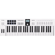 Arturia Keylab Essential 3 49-Key Midi Keyboard Controller, White