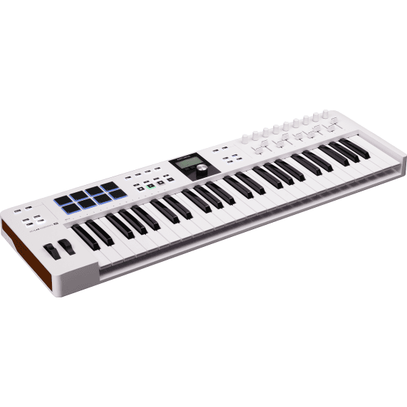 Arturia Keylab Essential 3 49-Key Midi Keyboard Controller, White