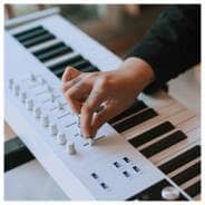Arturia KeyLab Essential 88 MK3 MIDI Keyboard Controller – White