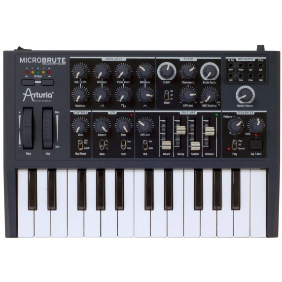Arturia MicroBrute - 25 Key Analogue Synthesizer Keyboard