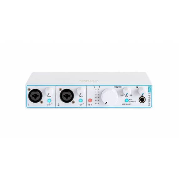 Arturia MiniFuse 2 OTG - Dual USB  Audio Interface (White)