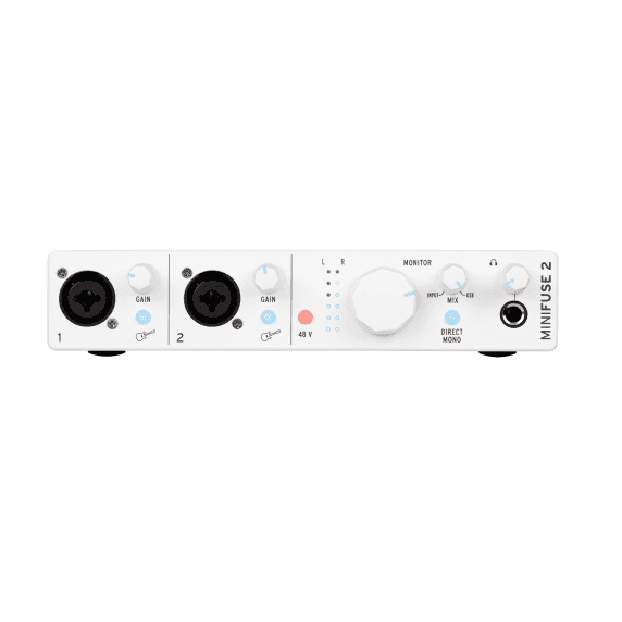 Arturia Minifuse 2 Portable USB-C Audio Interface - White