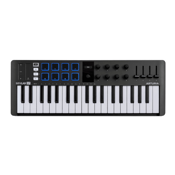 Arturia MiniLab 37 MK3 Universal MIDI Controller — Black
