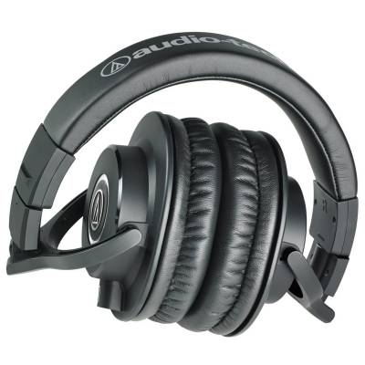 Audio-Technica ATH-M40x Professional Monitor Headphones - Over-Ear, Detachable Cable, Foldable