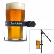 AudioKraft DH1 - Drum / Microphone Stand Drinks Holder for Glasses & Bottles