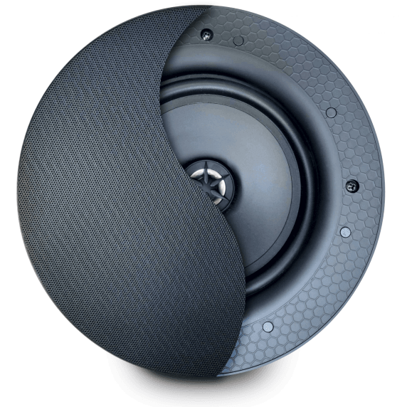 AudioKraft PCS-40 40W Black Ceiling Speaker, 8 Ohms, 6-inch