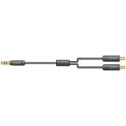 AV Link 3.5mm Stereo Jack Plug to 2x RCA Lead 1.5m