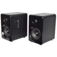 AV:Link Active Stereo Bookshelf Speakers with Bluetooth (Black)