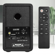 AV:Link Active Stereo Bookshelf Speakers with Bluetooth (Black)