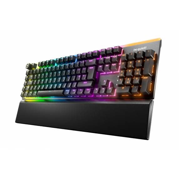 Be Quiet! Light Mount Silent Linear RGB Keyboard with 3D Media Wheel