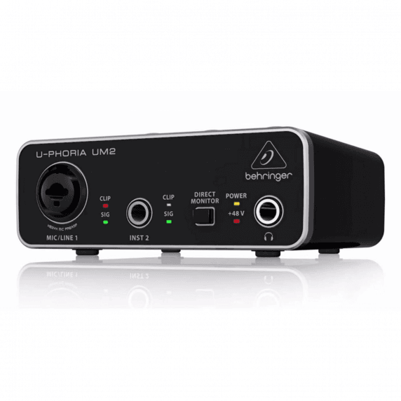 Behringer UM2 U-Phoria Audiophile 2x2 USB Audio Interface
