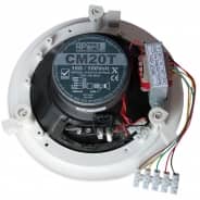 Biamp CM20T 6.5" White Ceiling Speaker 20W, 100V/16 Ohm