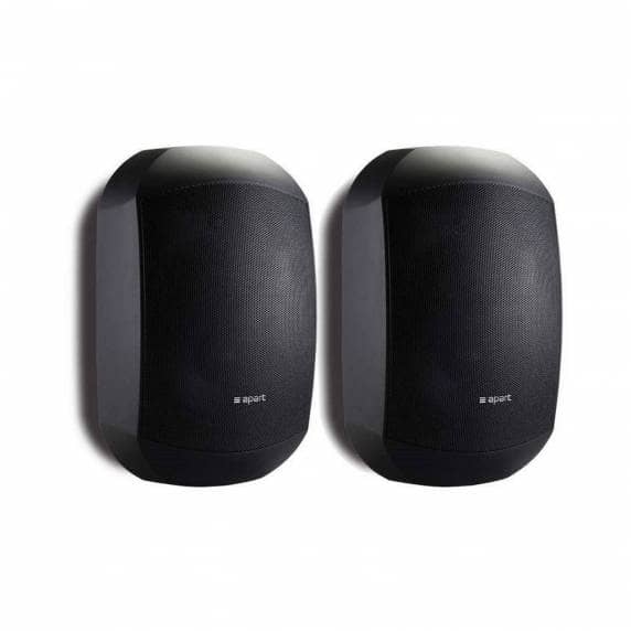 Biamp MASK4CT-BL 4.25" 100V/16Ohm Two-Way Loudspeaker, Black (Pair)