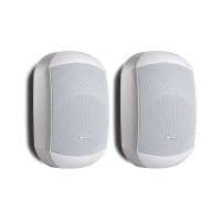 Biamp MASK4CT-W 4.25" 100V/16Ohm Two-Way Loudspeaker, White (Pair)