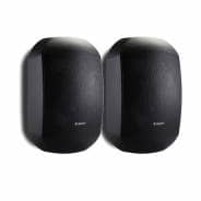 Biamp MASK6CT-BL 6.5" 100V/16Ohm Two-Way Loudspeaker, Black (Pair) 