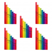 Boomwhackers BWDG C Major Diatonic Scale Set (5 Sets - 40 Tubes)