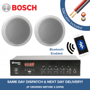 Bosch Bluetooth Music System + 2x In-Ceiling Speakers