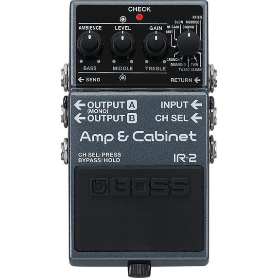 BOSS IR-2 Amp & Cabinet - Premium Amp Emulator and Cabinet IR Loader