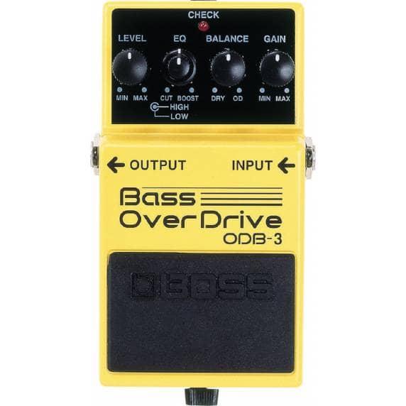 BOSS ODB-3 Crunchy Overdrive Effects Pedal for Bass Guitar