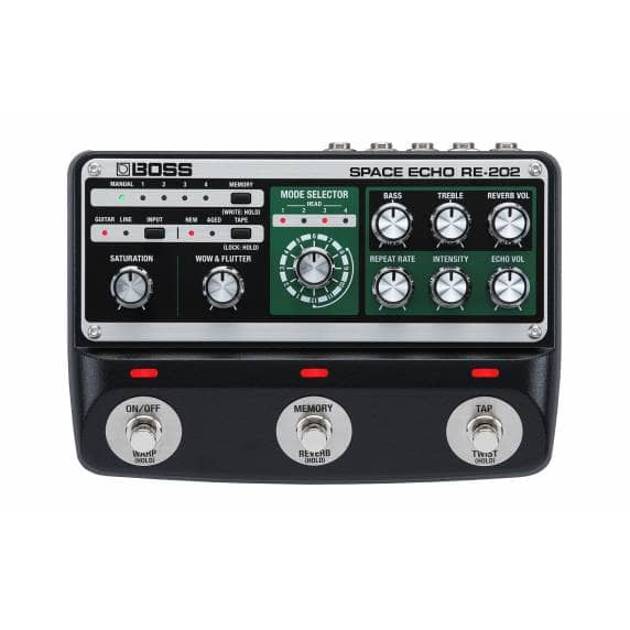 BOSS RE-202 Space Echo Digital Delay Effects Pedal
