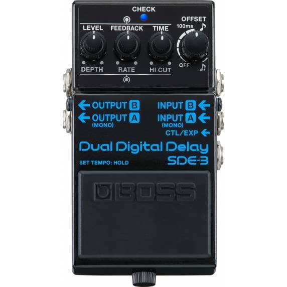 BOSS SDE-3 Dual Delay Compact Guitar Effects Pedal