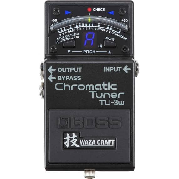 BOSS TU-3W Waza Chromatic Tuner Guitar & Bass Pedal
