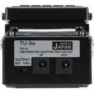 BOSS TU-3W Waza Chromatic Tuner Guitar & Bass Pedal