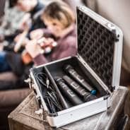 Chord Aluminium Microphone Flight Case with Pre-Diced Foam Insert