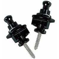 Chord Black Strap Locks for Guitar (Set of 2)