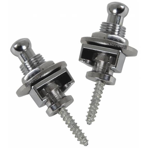 Chord Chrome Strap Locks for Guitar (Set of 2)