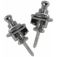 Chord Chrome Strap Locks for Guitar (Set of 2)