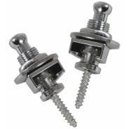 Chord Chrome Strap Locks for Guitar (Set of 2)