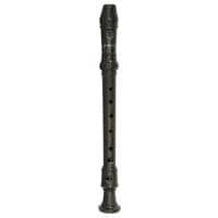 Chord Descant Baroque Recorder — Key Of C, ABS Plastic, Black