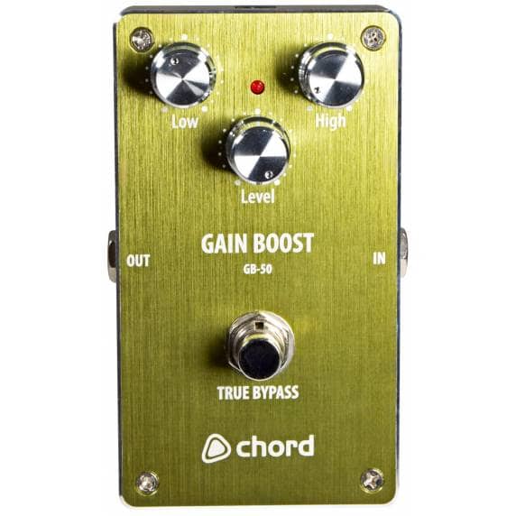 Chord GB-50 Gain Boost Guitar Pedal 