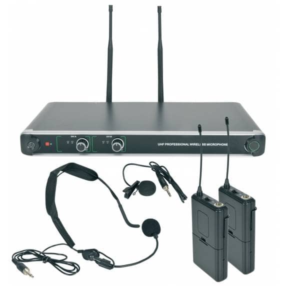 Chord NU20 Dual UHF Beltpack with Neckband + Lavalier Mic