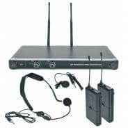 Chord NU20 Dual UHF Beltpack with Neckband + Lavalier Mic