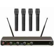 Chord Quad UHF Wireless Microphone System | 4 x Handheld