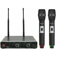 Chord SU20 Dual UHF Handheld Wireless Microphone Set (863.42+864.3MHz)